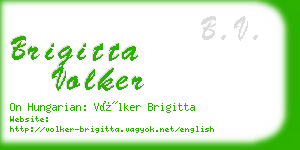 brigitta volker business card